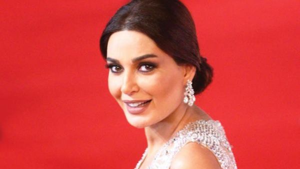 Cyrine Abdel Nour during El-Gouna Film Festival. (AFP)