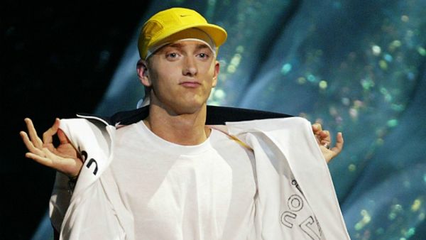 Eminem, now defender of Muslims. (TIMOTHY A. CLARY / AFP)