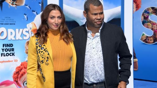 Jordan Peele and Chelsea Peretti. (Jim Ruymen / UPI)