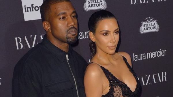 Kim and Kanye: still love birds. (Andrea Hanks/UPI)