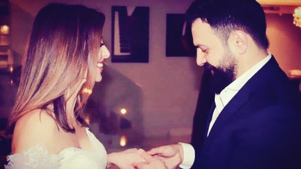 Taim Hasan shared this picture of his marriage to Wafaa El Kilani yesterday on Instagram