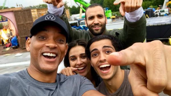 The "Aladdin" cast. (Facebook / Will Smith)