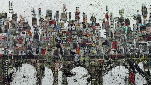 "My City Nested Over a Bridge." (ZenaAssi.com)