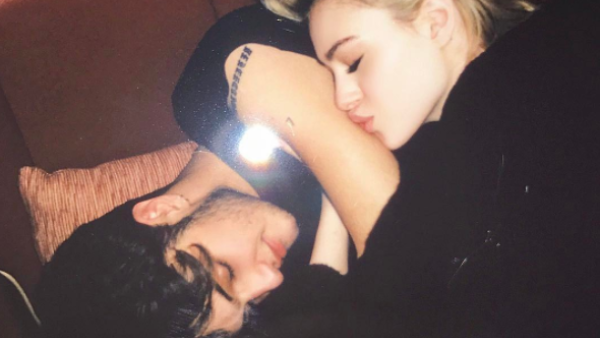 New love birds, Anwar Hadid and Nicola Peltz. (Instagram) 