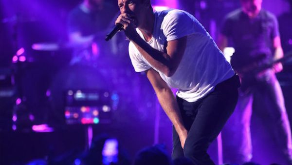 The British band, Coldplay, has the crowd cheering as they ushered in the New Year. (AFP/File)