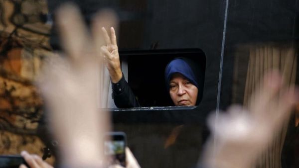 Faezeh Hashemi was sentenced for allegedly "spreading lies against the judiciary" in Iran. (AFP)