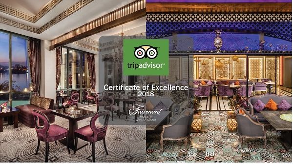 Fairmont Nile City Certificate of Excellence. Fairmont Nile City Certificate of Excellence.