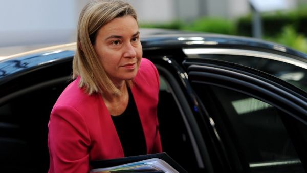 Representative of the European Union for Foreign Affairs and Security Policy Federica Mogherini. (AFP/Philippe Huguen)