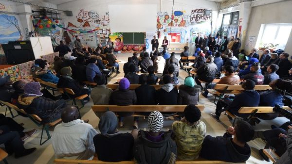 Germany expects up to 300,000 asylum seekers to arrive this year, less than one-third of the total during 2015's record influx, the Federal Office for Migrants and Refugees (BAMF) said on August 28, 2016. (AFP/Christof Stache)