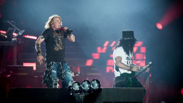 Axl Rose, the lead singer of the US rock band Guns N' Roses. (AFP/ File Photo)