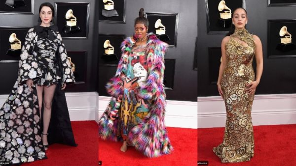 إطلالات النجوم على السجادة الحمراء في حفل Grammy Awards 2019