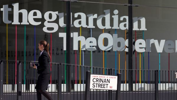 The Guardian offices, London (Andre Cowrie / AFP) The Guardian offices, London (Andre Cowrie / AFP)