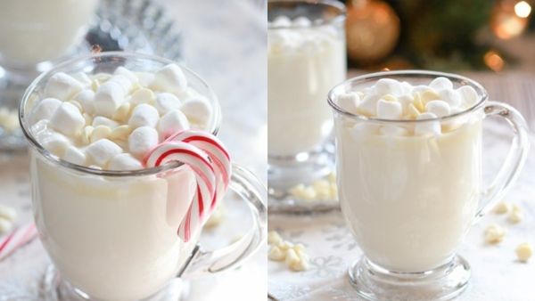 شوكولاتة بيضاء ساخنة