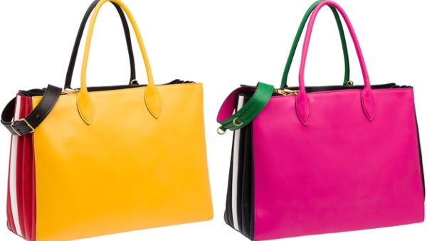 برادا وحقيبة جريئة ثلاثية الالوان