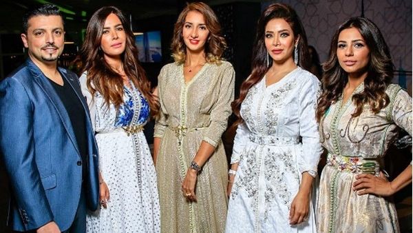 لوجين عمران وقفطان مغربي أنيق