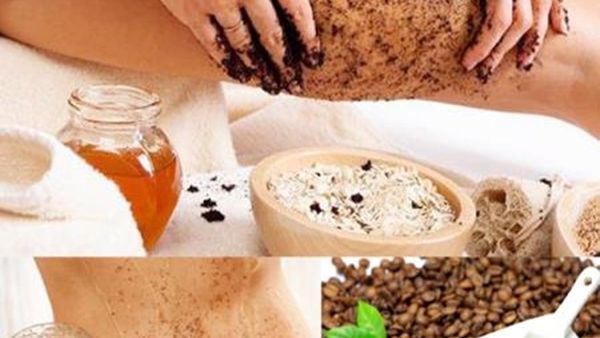 مقشر الجسم بالقهوة
