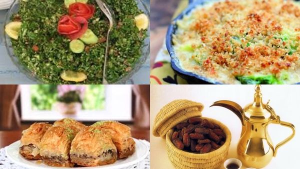 سلطة بقدونس، غراتان الخرشوف وبقلاوة سريعة   