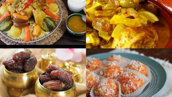 مغربية بالخضار، دجاج بالزيتون، لقيمات الجزر