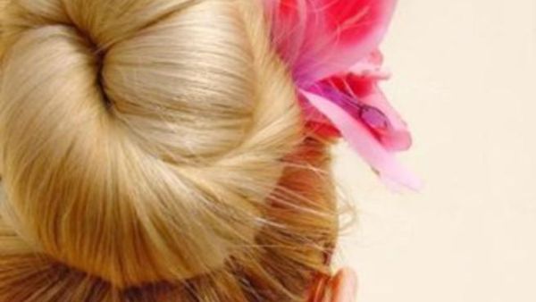  رفع الشعر  اجمل تسريحة احتفالية