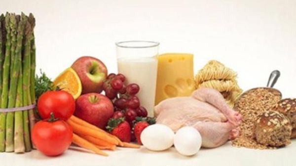 صورة تعبيرية لمجموعة من الطعام 