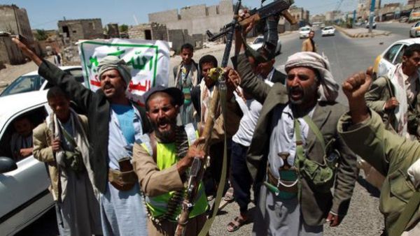 Iran has supported Shia Houthi militias which seized the Yemeni capital Sanaa from the government in January (File-AFP)