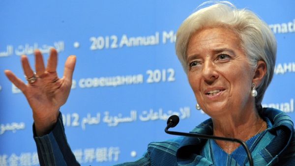 IMF Managing Director Christine Lagarde. (AFP/File)