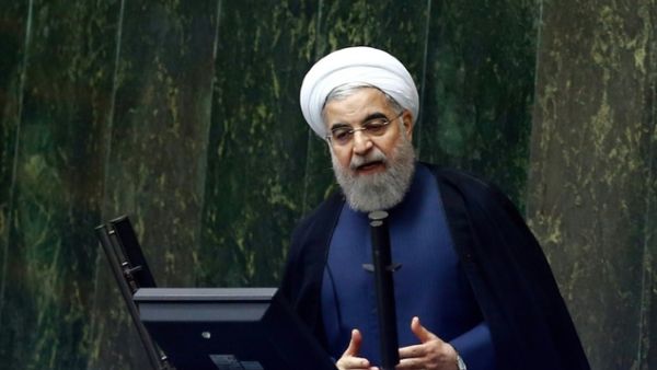 Iranian President Hassan Rouhani, a moderate who has pushed for closer ties with the West, said the United States' standing in the world had been weakened due to its "wrong policies," (AFP/File) 