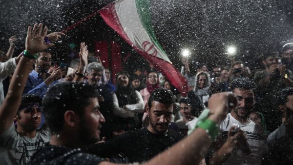 "The Iranian people want to live in peace and friendship with the rest of the world, but will not accept any threat or humiliation," says president Rouhani. (AFP) 