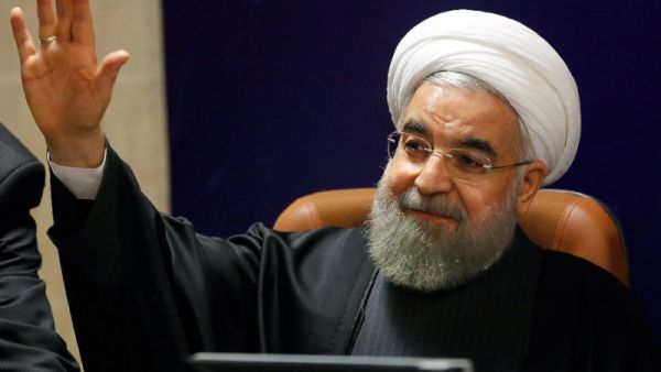 Iranian President Hassan Rouhani addresses a press conference in Tehran. (AFP/ Atta Kenare)