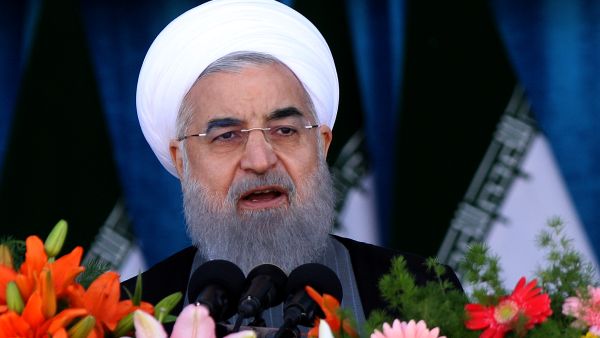 Rouhani faces a tough campaign against two conservative challengers amid disappointment that the 2015 nuclear deal has not brought bigger economic dividends. (AFP)