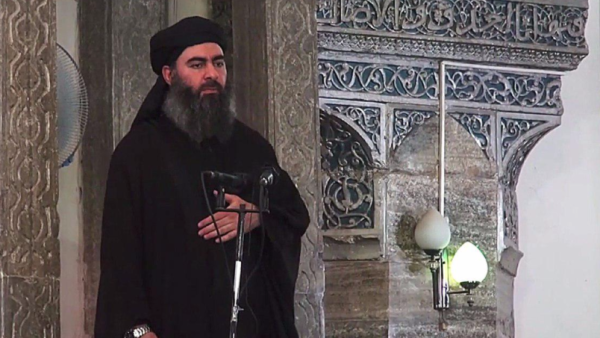 The U.S. offers a $25-million bounty for al-Baghdadi, who split from al-Qaeda organization in 2013. (twitter)