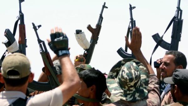 Iraqi militias (AFP/ Haidar Mohammed Ali)