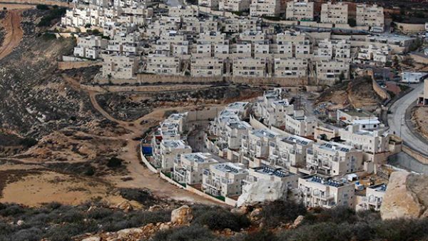 The Israeli settlement of Givat Zeev near the West Bank city of Ramallah on Dec. 28, 2016.
(AFP/Ahmad Gharabli) 