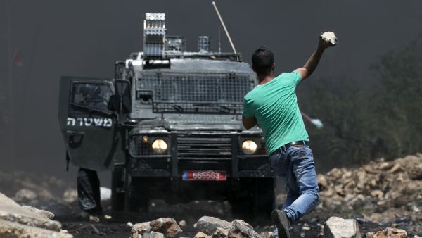 No casualties were reported among the heavily armed and armored Israeli forces. (AFP)