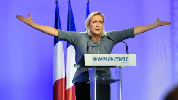 French president-hopeful Marine Le Pen. [Franck Pennant/ AFP]
