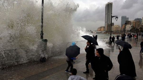 Warnings issued as Lebanon prepares to face storm Miriam (Twitter)