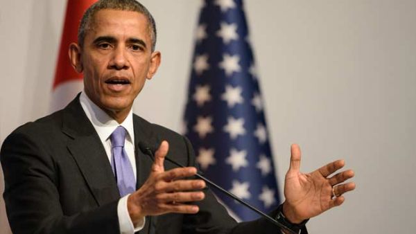 President Barack Obama at a press conference (AFP/File)