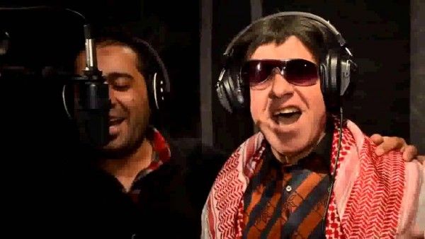 Haddad (Right) appears in the music video for his official campaign song. (Youtube)