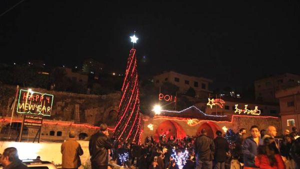 In previous years, Christian enclaves in Jordan have celebrated by lighting Christmas trees and decorating homes and churches. (File photo)