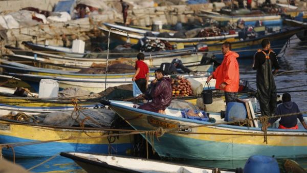 Fisherman in Gaza (AFP/File Photo)