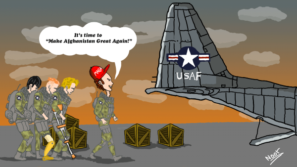 Al Bawaba's Cartoon of of the Week: Trump's Afghanistan Strategy
