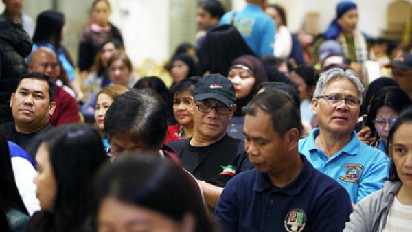 Workers Protection, Human Resources, and Internal Auditing Services Cluster, at the Philippines' Embassy in Kuwait City (AFP/File Photo)
