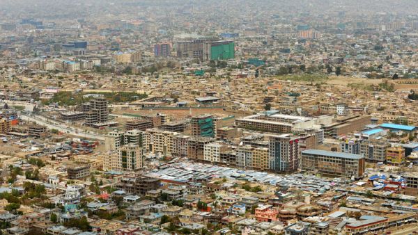 A general view of Kabul city beneath Koh-e Asmai (AFP/File Photo)	