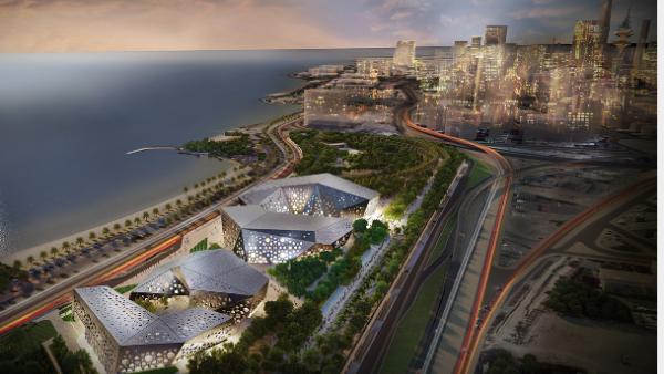 The cultural centre includes a performing arts centre, music centre, concert halls, cinemas, conference centre, historical documents centre as well as libraries, parks, and fountains. (SSH) The cultural centre includes a performing arts centre, music centre, concert halls, cinemas, conference centre, historical documents centre as well as libraries, parks, and fountains. (SSH)