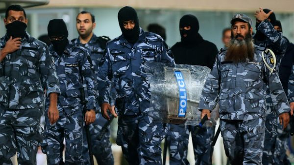 Kuwait riot police are seen patrolling outside a football game in 2012. (AFP/File) Kuwait riot police are seen patrolling outside a football game in 2012. (AFP/File)