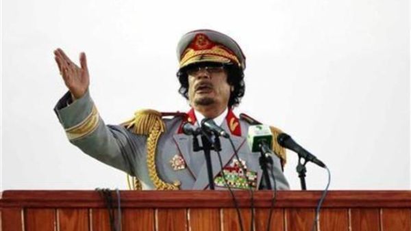 الزعيم الليبي المغتال معمر القذافي 
