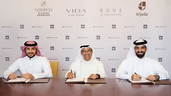 The agreement was signed by HE Sheikh Sultan bin Ahmed Al Qasimi, Chairman of ARADA, HRH Prince Khaled bin Alwaleed bin Talal, Vice Chairman of ARADA, and Mohamed Alabbar, Chairman of Emaar Properties. The agreement was signed by HE Sheikh Sultan bin Ahmed Al Qasimi, Chairman of ARADA, HRH Prince Khaled bin Alwaleed bin Talal, Vice Chairman of ARADA, and Mohamed Alabbar, Chairman of Emaar Properties.