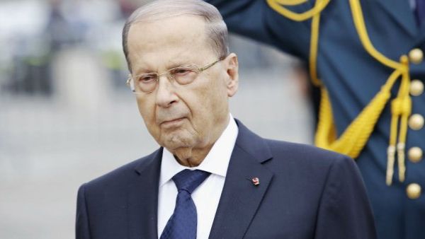 Lebanese President Michel Aoun. (AFP)