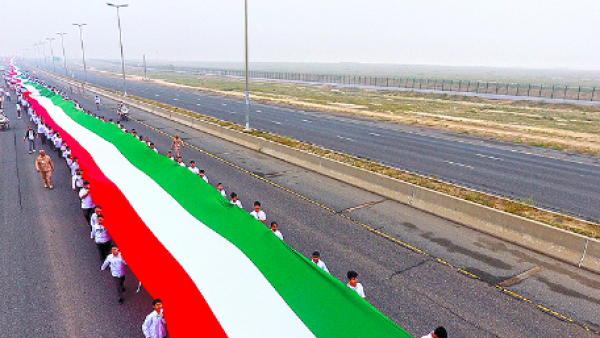 Kuwait has longest flag in world. (Twitter) 