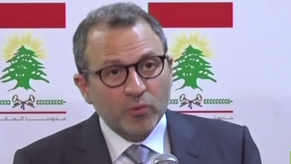 وزير الخارجية اللبناني جبران باسيل